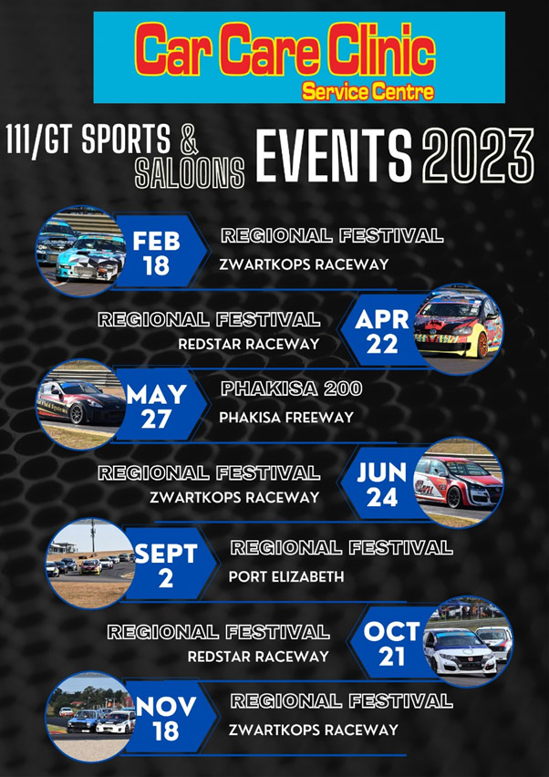 Shield Racing 2023 Calendar